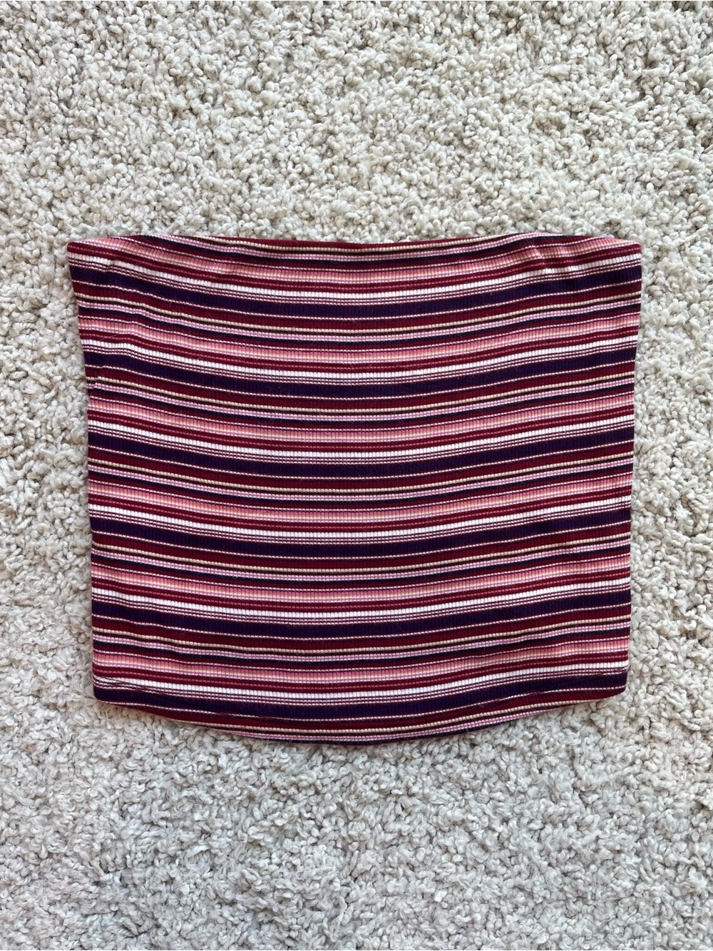 American Eagle Striped Tube Top